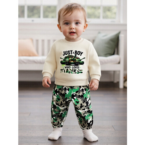 (6-12 Months, Beige) Σετ 2 τεμαχίων σιδερένια λαιμόκοψη. 1