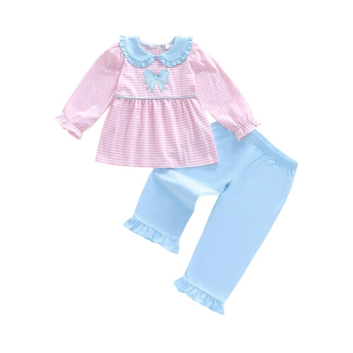 (12-18 Months, Pink) Σετ παντελονιών για φθινοπωρινά ρούχα