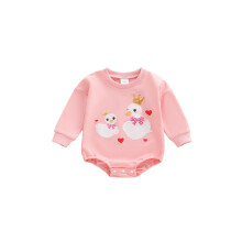 (6-12 Months, Pink) Baby Mädchen Strampler den Herbst