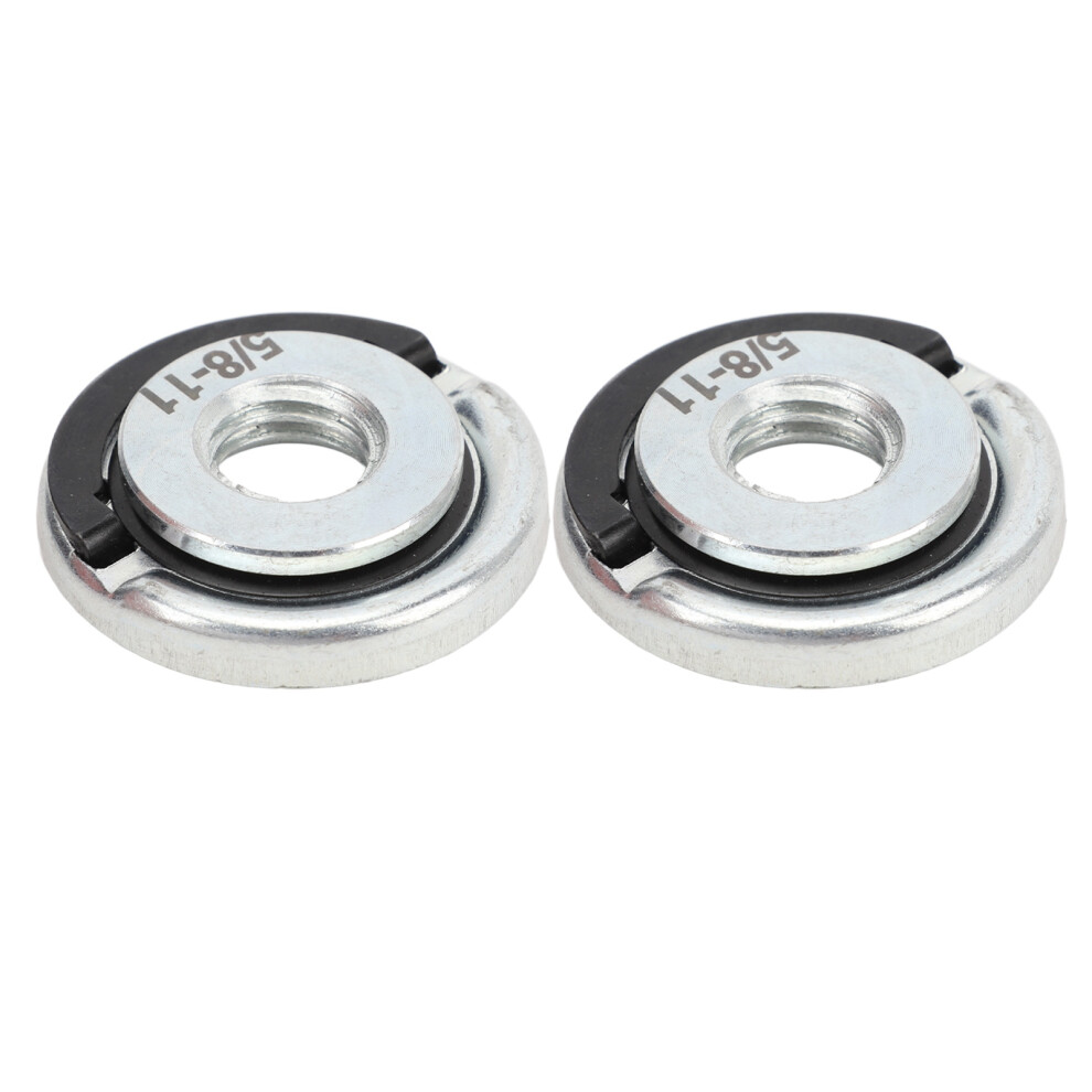 2 Pcs 5/8Â11 Grinder Nut Quick Release Flange Locking For Grinding Machine 7891385731213