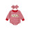 (6-12 Months, Red) Conjunto de 2 con diadema. 1