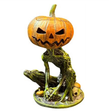 Horror-Kürbis-Statue, Harzkürbis, Menschliche Deko-Skulptur, Einzigartige Kürbis-Dekorationen, Handwerkliches Kürbis-Harz-Kunsthandwerk
