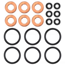 6SET Fuel Injector Seal for Velar Evoque Sport XF XJ S-Type LR032155 LR022992 LR054612