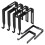 Adjustable Outdoor String Hooks, No Drill String Light Hangers, Wall Hooks, Outdoor Party Decor Hanging Lights Holders 1