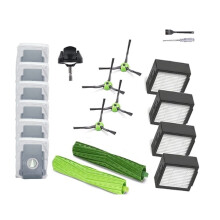19 Pcs Replacement Parts for J7(7150)+Robot,2 Sets Roller Brushes,8 Filters,8 Side Brushes,6 Dust Bags Etc
