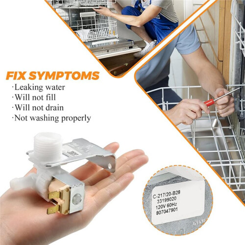807047901 Dishwasher Inlet Valve Dishwasher Accessories for 1