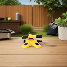 Adjustable Rotating Lawn Sprinkler with Hydraulic Rotation for Garden, Farm, and Orchard Irrigation