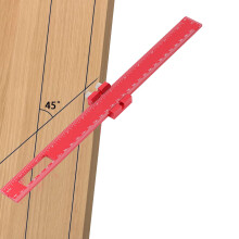 12-Zoll verstellbarer Aluminum-Holzbearbeitungslineal, mit Schieb- und Verriegelungsmechanismus