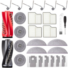28-Piece Accessory Set for Saros 10 Robot Vacuum Cleaner, with Brushes, Mopping Pads, Filters and Dust Bagsand
