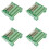 4X DB25 DIN Rail Mount Interface Module Male/Female Connector Breakout Board 1