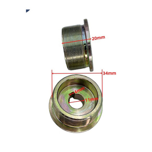 Bike Flywheel Adapter 34mm Iron Easy Install for Tricycle Conversion 1