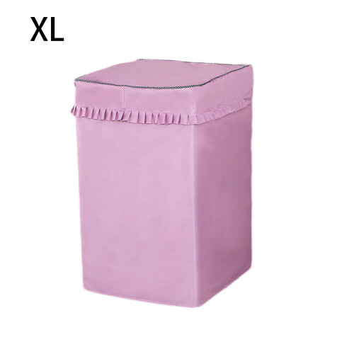 (Pink, XL) Washing Machine Cover Laundry Dryer Automatic Washer Protector 1