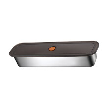 Multipurpose Steel Bacons Tray With Tight Seal-deeep model