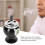 Windproof Billiard Ashtray with Lid, Decorative, 9.5cm Diameter, Black 5