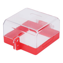 Lockout Protector for Emergency Stop Button 105x105x63mm with Mounting Kit