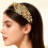 Wedding Crown Pearls Leaf Designs Comfortable Metal Headpiece 5
