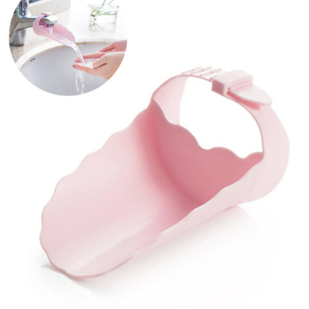 Kids Faucet Extender Pp Water Tap Extension - Compact & Versatile Pink