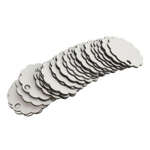 30 Pcs Heat Transfer Unfinished Nameplates for DIY Glass Cup Decoration
