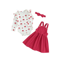 (9-12 Months, Red) Vánoční oblečení pro podzimní outfit