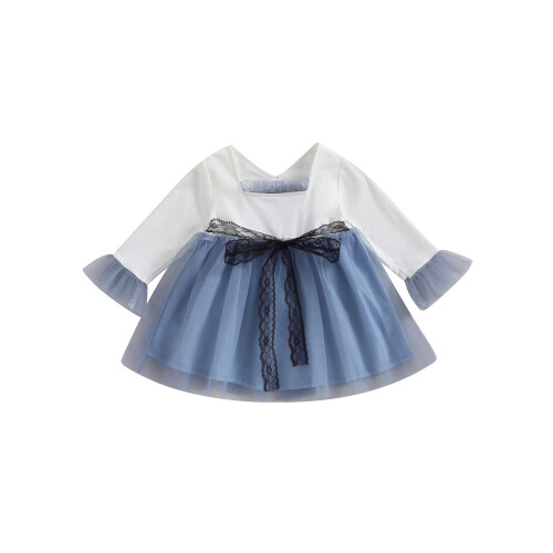 (6-12 Months, Blue) Φόρεμα για μωρά για πάρτι