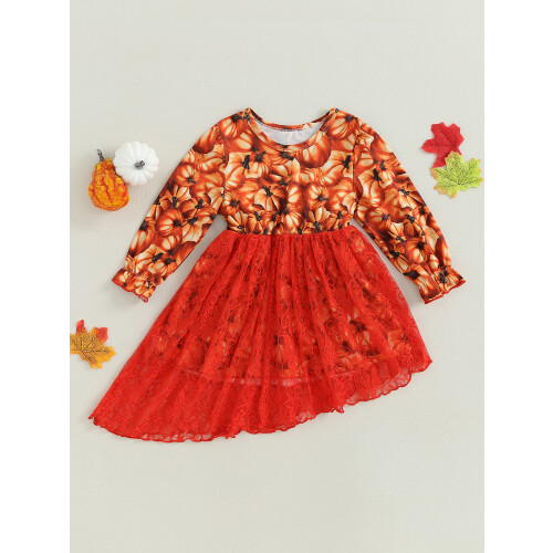 (9-12 Months, Red) Φόρεμα Α γραμμής τούλινο patchwork 1