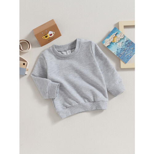 (18-24 Months, Gray) Φούτερ νήπια αγόρια φθινοπωρινές μπλούζες 2