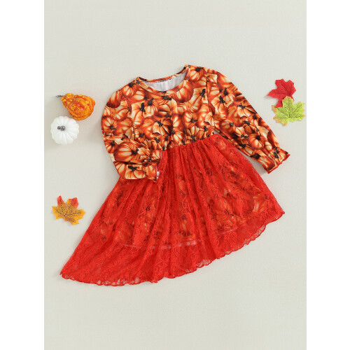 (9-12 Months, Red) Φόρεμα Α γραμμής τούλινο patchwork 2