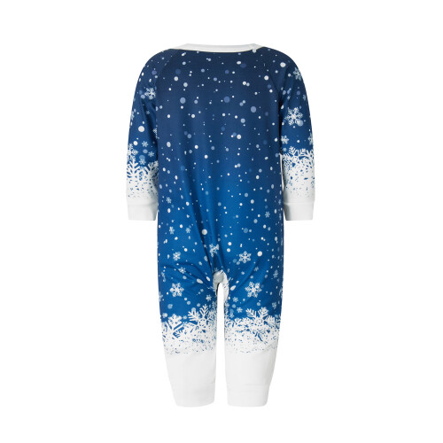 (9-12 Months, Blue Baby) Χριστουγεννιάτικες πιτζάμες οικογενειακές στρογγυλή λαιμόκοψη 2