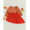 (12-18 Months, Red) Φόρεμα Α γραμμής τούλινο patchwork 4
