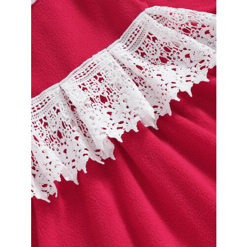 (18-24 Months, Red) Vestido rojo de e invierno. 1