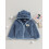 (6-9 Months, Light Blue) Χειμερινό παλτό 3D φλις κουκούλα 2