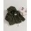 (18-24 Months, Army Green) Χειμερινό παλτό 3D φλις κουκούλα 3