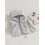 (12-18 Months, Grey) Χειμερινό παλτό 3D φλις κουκούλα 3