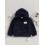 (9-12 Months, Dark Blue) Χειμερινό παλτό 3D φλις κουκούλα 2