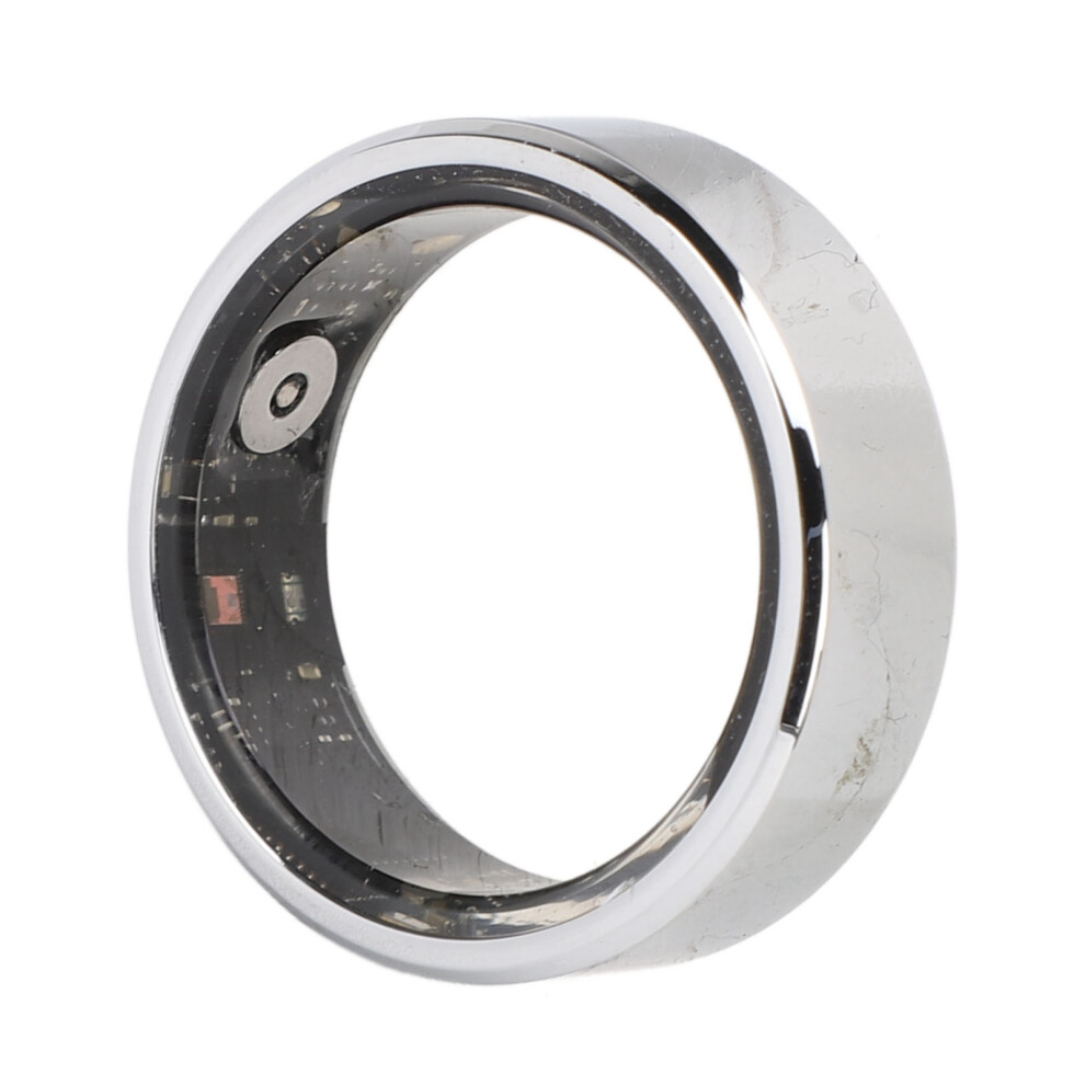 Smart Ring Health Tracker Ip68 Waterproof Bluetooth Lightweight Aluminum 9 Size Silver 3611385738173