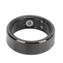 ID 18.9mm Bague intelligente noire 18mAh IP68 Bluetooth
