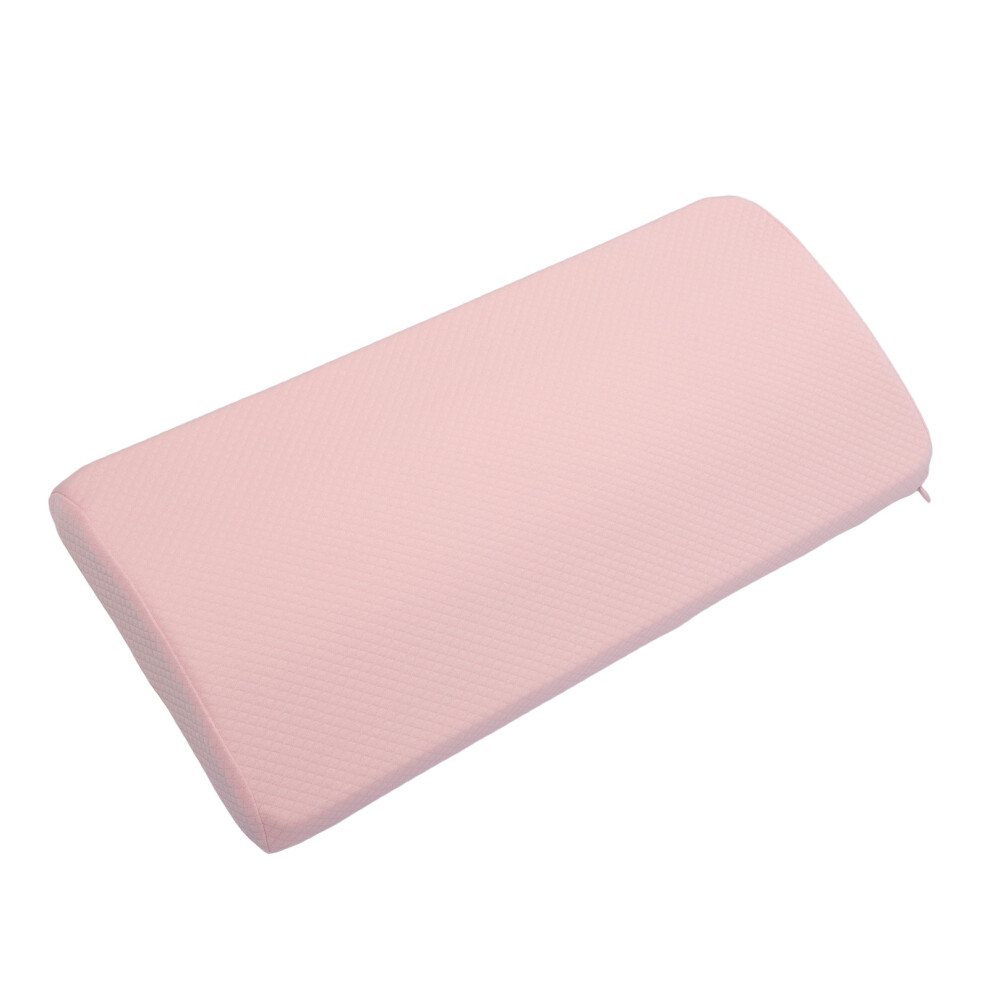 Pink 3D Waist Support Pillow, Ergonomic, Washable, 56X26x5cm