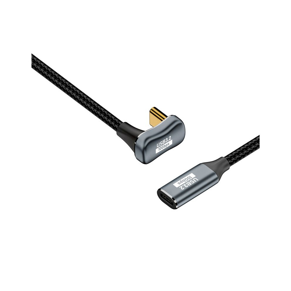 Pd 100W Usb C To Type C Elbow Otg Data Cord Cable Usb 3.2 Gen 2 10Gbps Data Sync 5A Power Delivery 4K60hz,E 6031540487062