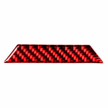 Autocollant de DéCoration de Couverture de BoîTe de Rangement Centrale en Fibre de Carbone Rouge ABS pour   10Th Gen 2016 2017 2018 2019