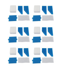 6X Filter Set Suitable for Vacuum Cleaners Thomas Aqua + Multi Clean X8 Parquet, Aqua + Pet & Family, 787 241