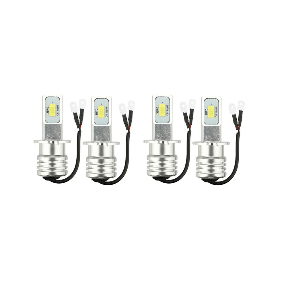 4X H3 Super Bright -Led Headlight Kit 100W 10000Lm Fog Drl Bulbs 6000K White 6032819481842