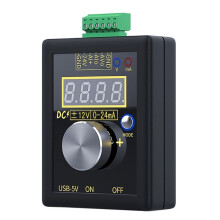 Practical Current Generator with 3 Power Supply Methods Rechargeable Analog 0-12V 0-24mA SG-002 Calibrator