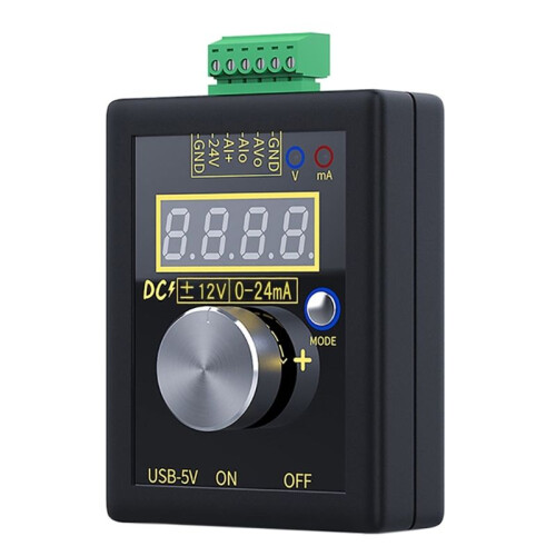 Practical Current Generator with 3 Power Supply Methods Rechargeable Analog 0-12V 0-24mA SG-002 Calibrator