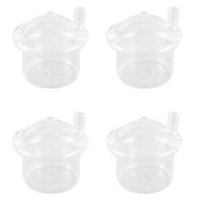 4X Mushroom-Shaped Hanging Glass Planter Vase Rumble Fish Tank Terrarium Container Home Garden Decor