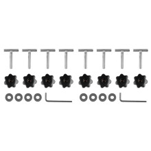 2set Fastening Screws Multiflexboard Stainless Steel 50mm Locking Rail for T5 T6 Transporter Multivan