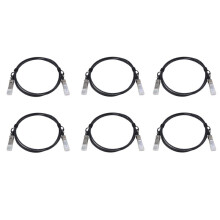 6st 2M DAC-Kabel 10G SFP+DAC-Kabel Passiv Direktansluten Koppar Twinax-Kabel 30AWG Kompatibel för Mikrotik Zyxel