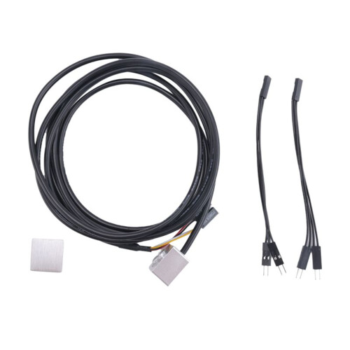Computer Desktop  PC Motherboard External Start Power /Off Button Extension Cable for DIY Button Silver