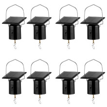 8Pcs Solar Powered Wind Spinner Motor Solar Hanging Rotating Motor Revolving Wind Chime Spinner Motor for Display