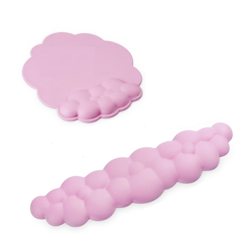 Cloud Wrist Rest Kit Ergonomic Keyboard Wrist Rest Mouse Wrist Rest Computer Gaming Wrist Rest Non-Slip Base 6131797827144