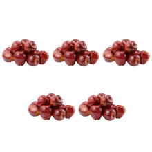 60 Pcs Fake Fruit Apples Artificial Apples Lifelike Simulation Red Apples Home House Decor for Still Life Kitchen Decor